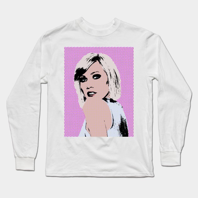 Carly Rae Jepsen style pop art Long Sleeve T-Shirt by soundofpopart